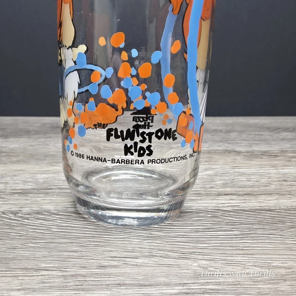 Vintage Pizza Hut Collectible Tumbler - The Flintstones‎ 